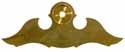 Sideplate for an Ohio or Plains Longrifle, brass